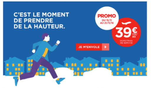 Des vols HOP ! Air France à seulement 39 € à saisir au plus vite !