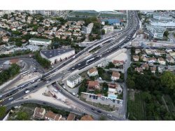  A Toulon, un nouveau pont à 3 voies sur l'A57