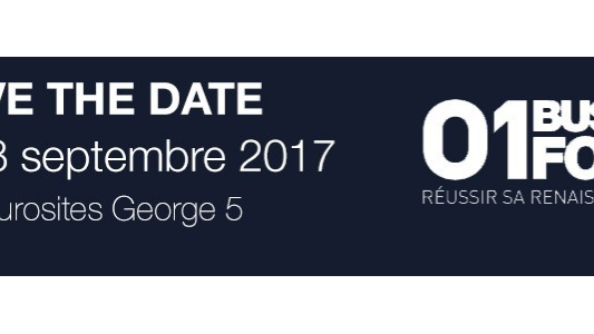 01 Business Forum, le seul événement dédié à la transformation digitale, se tiendra le 28 septembre prochain, à Paris