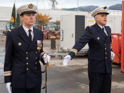 Aurélien de Gove, commandant du PHM Commandant Birot 