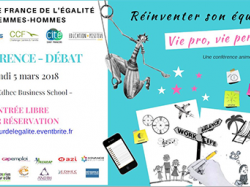 TOUR DE FRANCE DE L'EGALITE FEMMES-HOMMES Conférence " Réinventer son équilibre vie pro, vie perso "