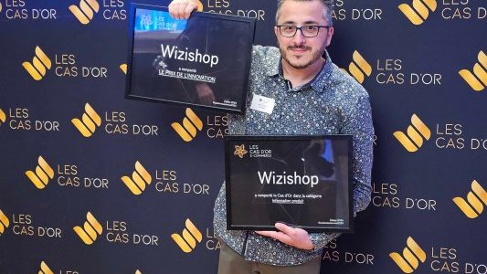Cas d'Or E-Commerce 2024 : WiziShop remporte le prix de l'innovation et le prix Information Produit