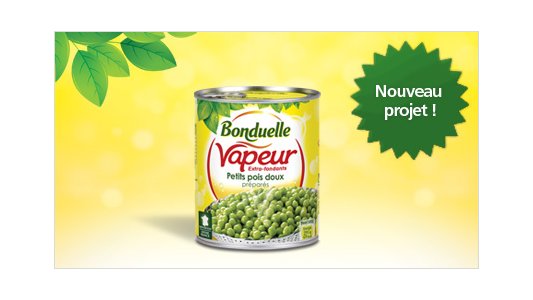 Nouvelle approche de communication : Bonduelle lance avec trnd une campagne de bouche-à-oreille pour sa gamme de conserves Vapeur.