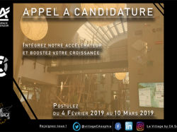 Startups c'est le moment de candidater à l'appel du Village by CA PCA !