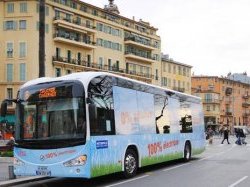 La Métropole Nice Côte d'Azur poursuit l'expérimentation de bus électriques sur son réseau de transport