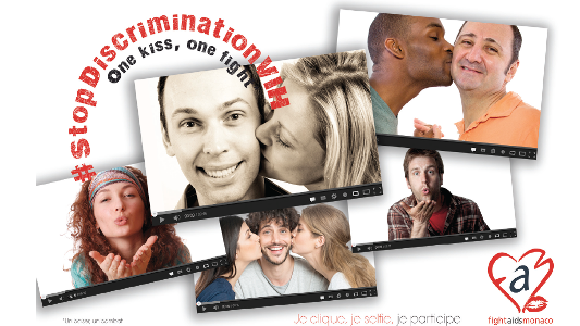 L'association Fight Aids Monaco lutte contre la discrimination : One Kiss One Fight