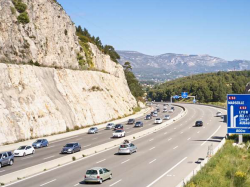 Fermeture de l'A50 en direction de Marseille