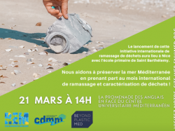 "Act on Plastic" : Le Centre de Découverte Mer et Montagne (CDMM) organise une collecte de déchets avec des CM1 