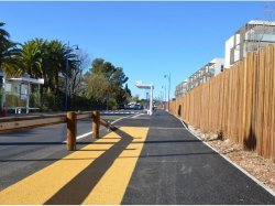 A Hyères, un superbe aménagement à l'entrée des Salins