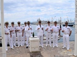 Xavier Baudouard, nouveau commandant du porte-hélicoptères amphibie Tonnerre