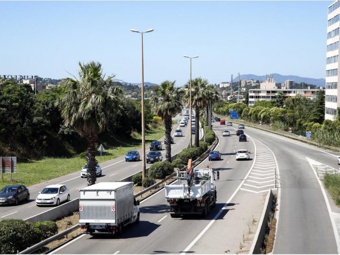 Élargissement de l'A57,