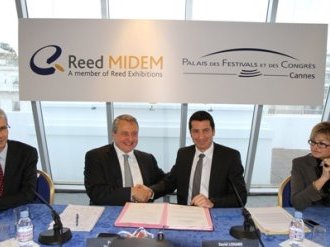  CANNES : REED MIDEM ET LE PALAIS DES FESTIVALS RENOUVELLENT LEUR PARTENARIAT POUR 5 ANS