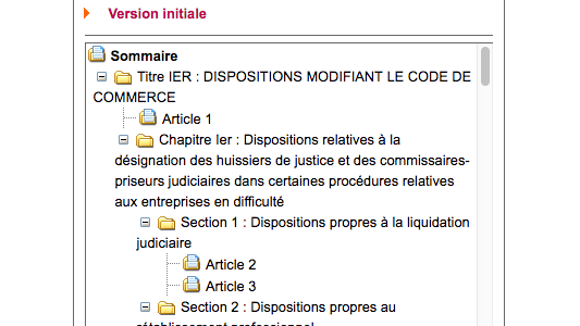 Publication du Décret relatif à la désignation des huissiers de justice et des commissaires-priseurs judiciaires dans certaines procédures relatives aux entreprises en difficulté