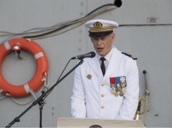 Jérôme Dubois, commandant de la frégate Surcouf