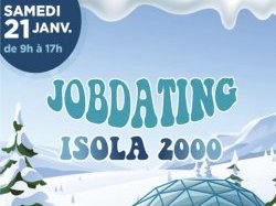 Le Crédit Agricole organise un jobdating givré à Isola !