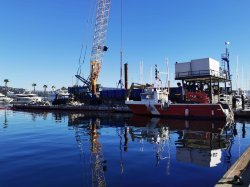 A Cavalaire-sur-Mer, les travaux se poursuivent au Port Héreclea