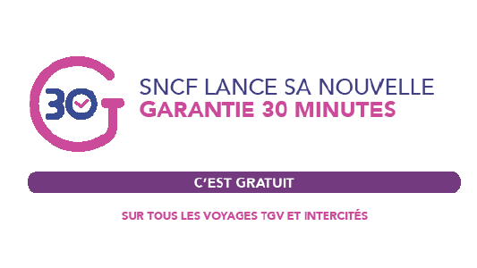 SNCF lance sa nouvelle garantie 30 minutes 