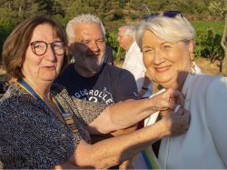 Édith Audibert intronisée au Rotary Club de Hyères Les Palmiers