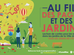 Tous les jeudis à Nice, lectures de contes pour les enfants dans les jardins