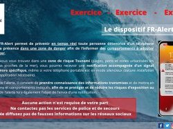 Reporté - Risque tsunami : Test grandeur nature du dispositif FR-Alert avec neuf départements méditerranéens le 3 novembre 