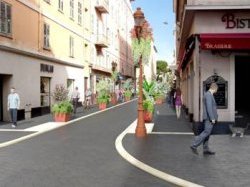 Piétonnisation de la rue Raoul Bosio à Nice : 4 mois de travaux