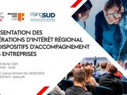 La Métropole NCA organise une matinée de présentation des OIR et dispositifs d'accompagnement des entreprises