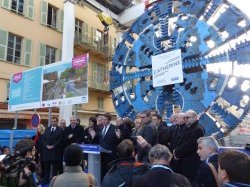 Le tunnelier du tramway a été baptisé