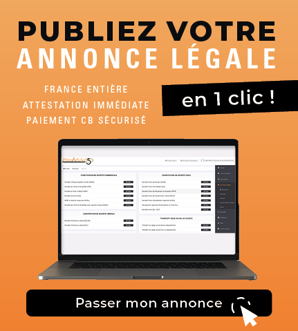 Sponso - Publiez une annonce légale